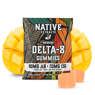 "Warrior" - Vegan Gummies - 800mg Delta-8 : 200mg CBG (RECOVER)